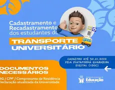 Guarabira: Prefeitura realiza cadastro de universitários para uso do transporte universitário
