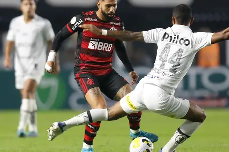 Em clima de Libertadores, Flamengo encara Santos pelo Brasileirão