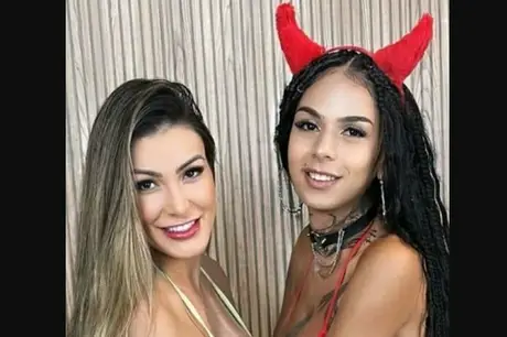 OnlyFans: Andressa Urach se veste de Eva e grava vídeo íntimo com mulher trans
