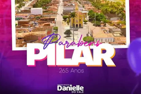 Danielle do Vale parabeniza cidade de Pedro Régis pelos 30 anos de emancipação política